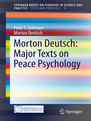 cover image of Morton Deutsch
